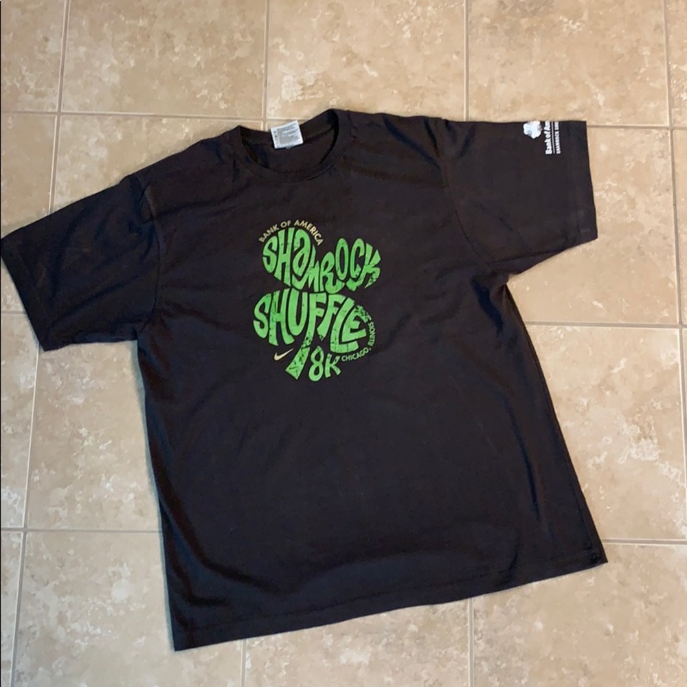 Vintage Nike Chicago Shamrock Shuffle Tee Mens LG